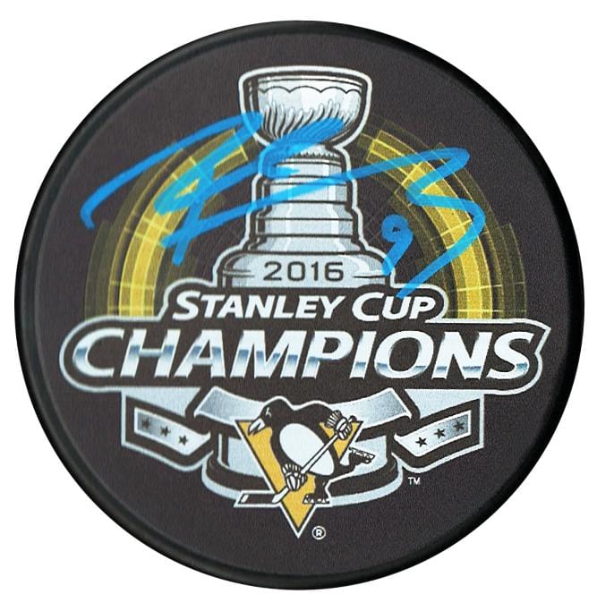 Pascal Dupuis Autographed Pittsburgh Penguins 2016 Stanley Cup Champions Puck CoJo Sport Collectables Inc.