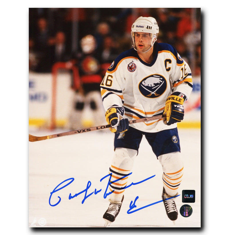 Pat LaFontaine Buffalo Sabres Autographed Skating 8x10 Photo CoJo Sport Collectables
