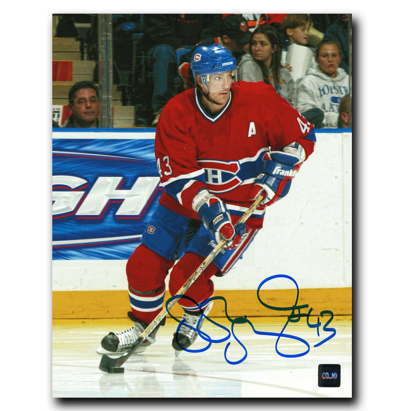 Patrice Brisebois Montreal Canadiens Autographed 8x10 Photo CoJo Sport Collectables