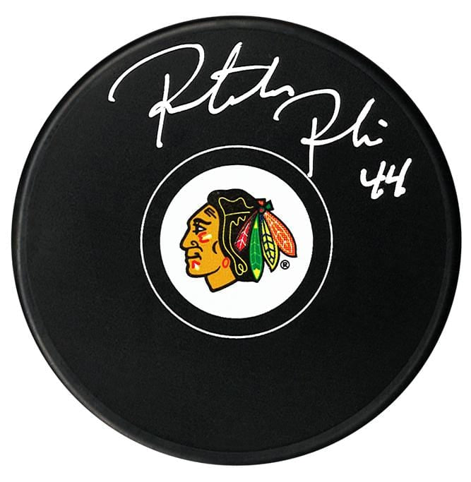 Patrick Poulin Autographed Chicago Blackhawks Puck CoJo Sport Collectables Inc.