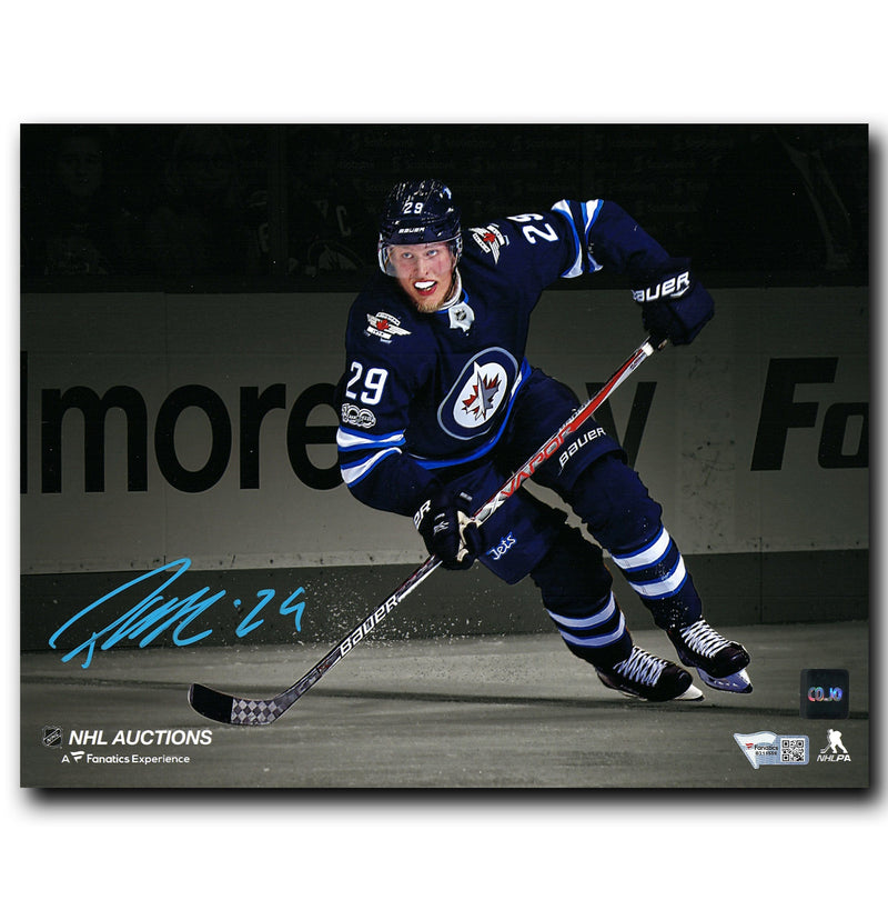 Patrik Laine Winnipeg Jets Autographed Spotlight 8x10 Photo CoJo Sport Collectables Inc.