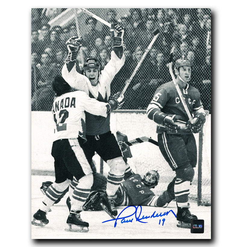 Paul Henderson Team Canada Autographed 1972 Summit Series 8x10 Photo CoJo Sport Collectables