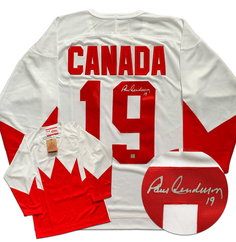 Paul Henderson Team Canada Autographed 1972 Summit Series Jersey CoJo Sport Collectables Inc.