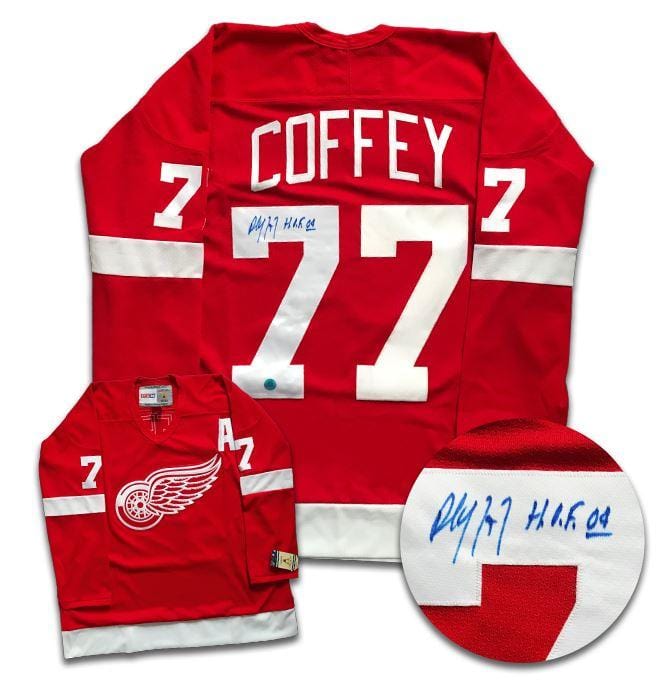 Paul Coffey Detroit Red Wings Autographed CCM Jersey CoJo Sport Collectables