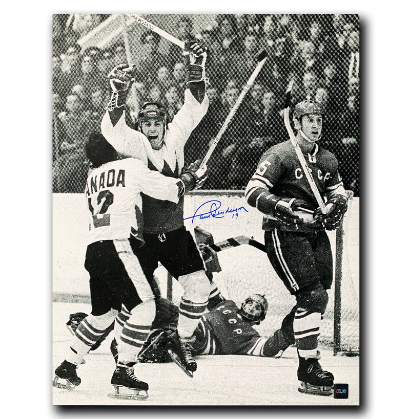 Paul Henderson 1972 Summit Series Autographed 16x20 Photo CoJo Sport Collectables Inc.