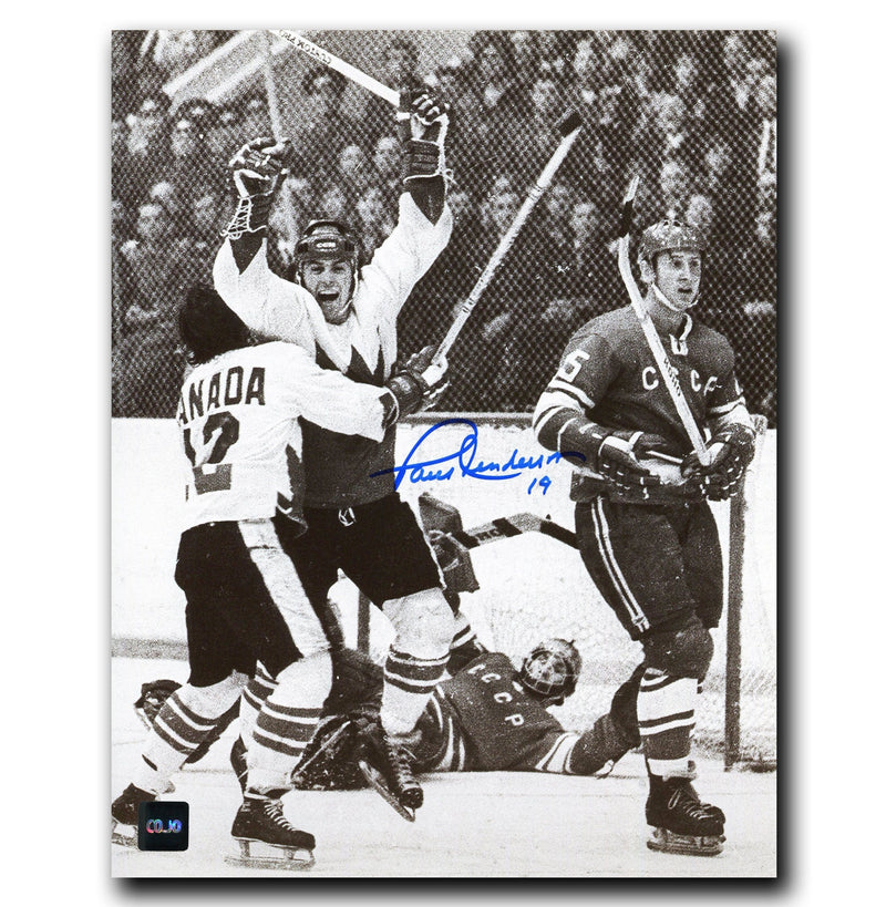 Paul Henderson Team Canada Autographed 1972 Summit Series 8x10 Photo CoJo Sport Collectables