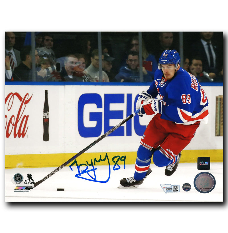 Pavel Buchnevich New York Rangers Autographed Skating 8x10 Photo CoJo Sport Collectables