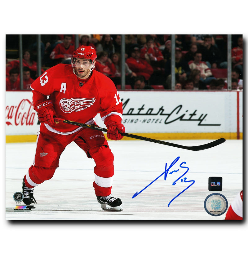 Pavel Datsyuk Detroit Red Wings Autographed Action Skating 8x10 Photo CoJo Sport Collectables Inc.