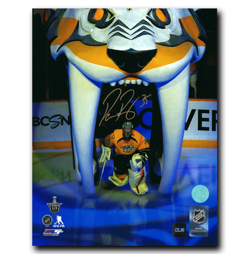 Pekka Rinne Nashville Predators Autographed Introduction 8x10 Photo CoJo Sport Collectables Inc.