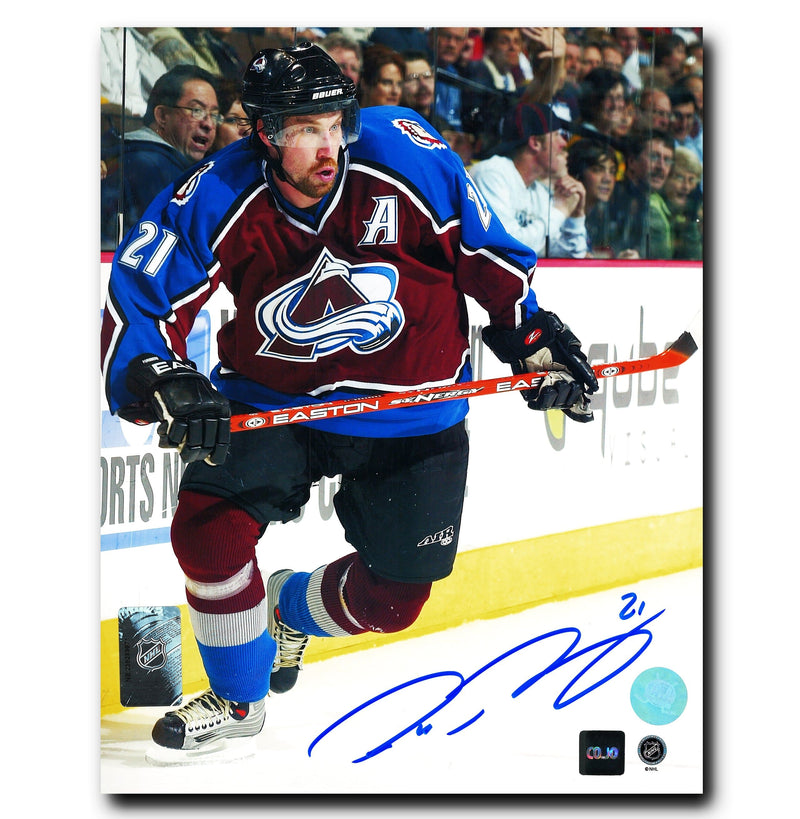 Peter Forsberg Colorado Avalanche Autographed Skating 8x10 Photo CoJo Sport Collectables Inc.