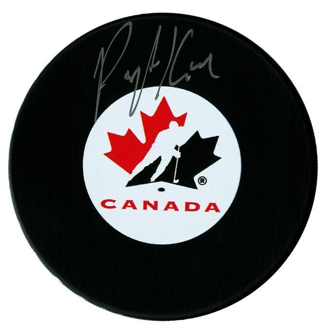 Peyton Krebs Vegas Golden Knights Autographed Team Canada Puck CoJo Sport Collectables