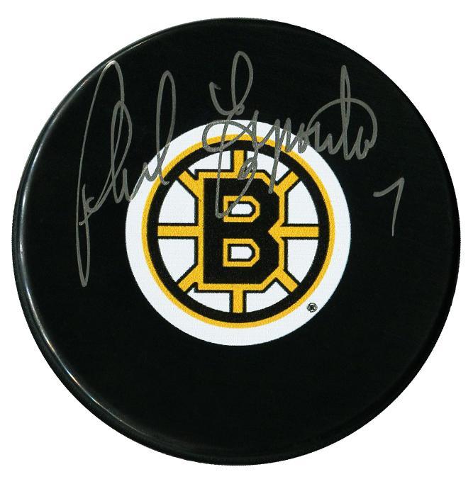 Phil Esposito Autographed Boston Bruins Puck CoJo Sport Collectables