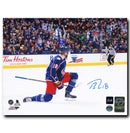 Pierre-Luc Dubois Columbus Blue Jackets Autographed Action 8x10 Photo CoJo Sport Collectables Inc.