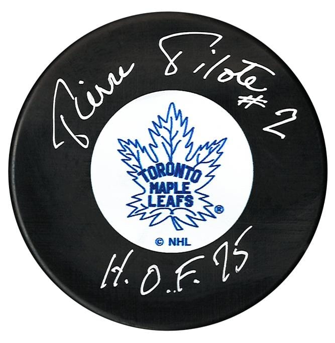 Pierre Pilote Autographed Toronto Maple Leafs HOF Puck CoJo Sport Collectables Inc.