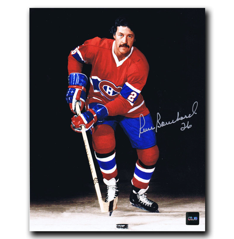 Pierre Bouchard Montreal Canadiens Autographed 8x10 Photo CoJo Sport Collectables