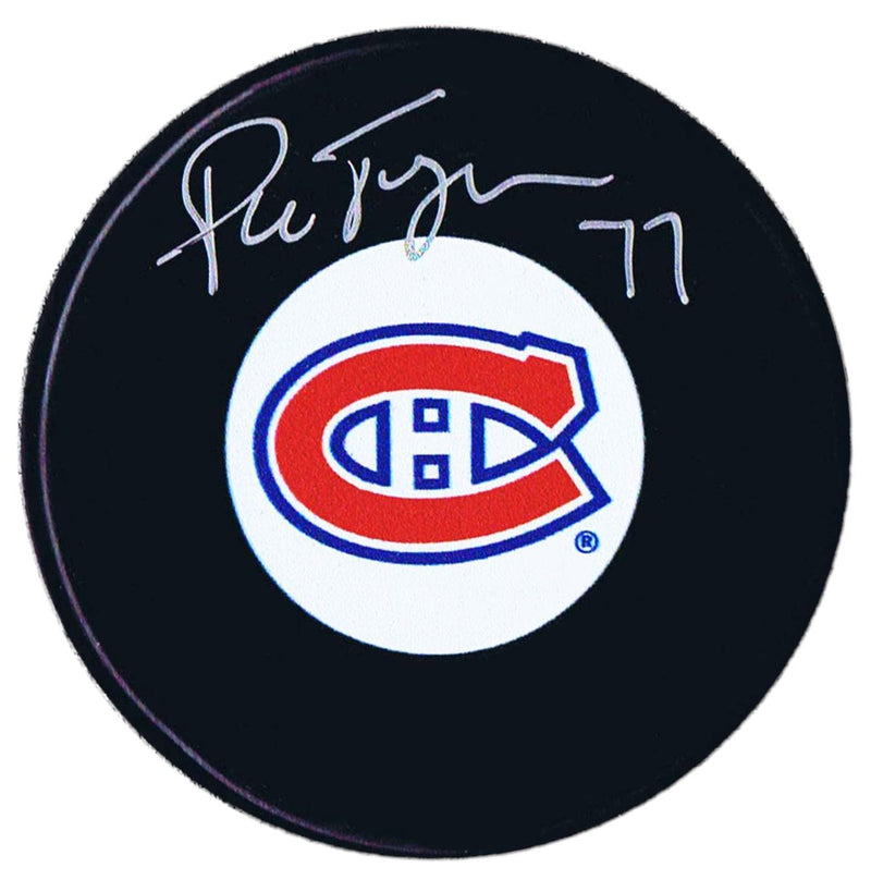 Pierre Turgeon Autographed Montreal Canadiens Puck CoJo Sport Collectables