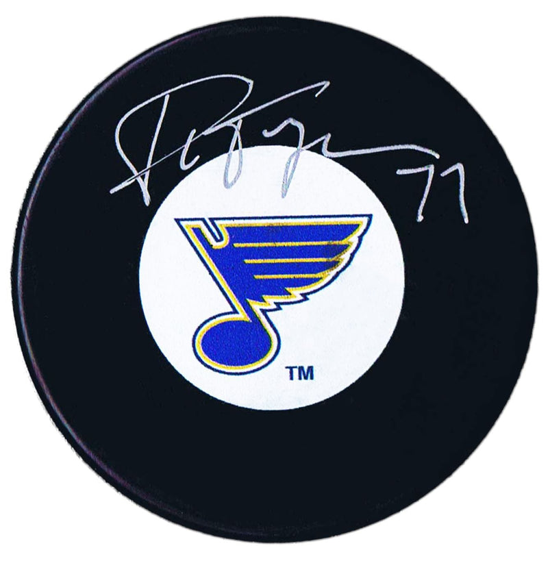 Pierre Turgeon Autographed St. Louis Blues Puck CoJo Sport Collectables