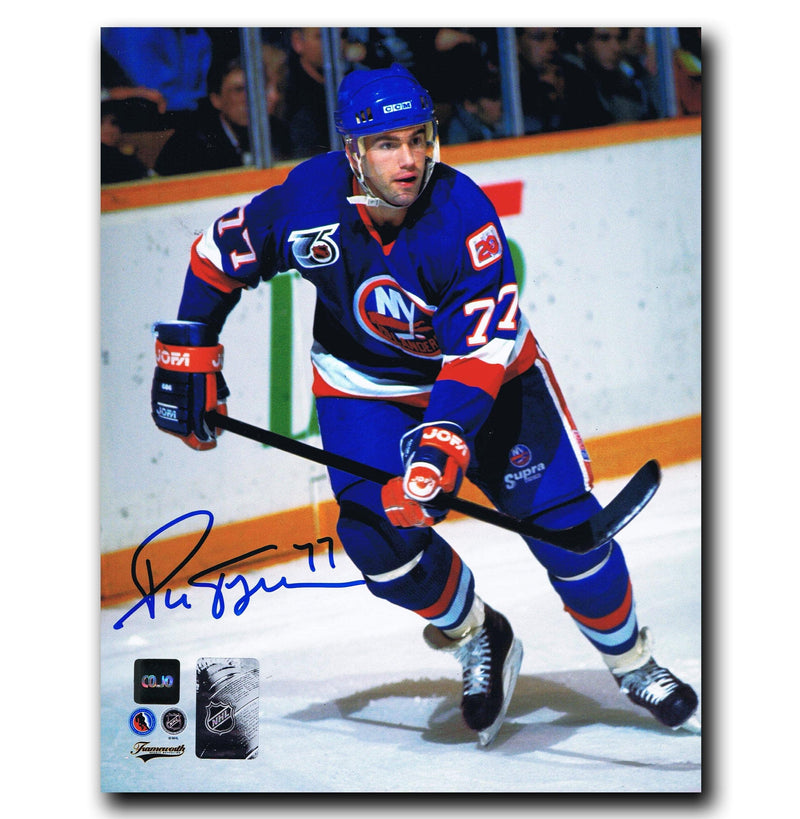 Pierre Turgeon New York Islanders Autographed 8x10 Photo CoJo Sport Collectables Inc.