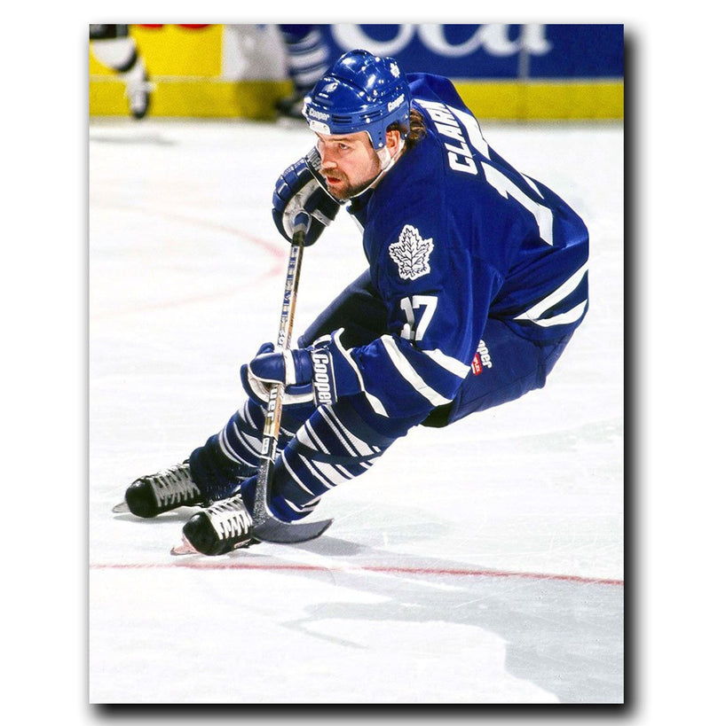 (Pre-Order) Wendel Clark Toronto Maple Leafs Autographed Turn 8x10 Photo CoJo Sport Collectables Inc.