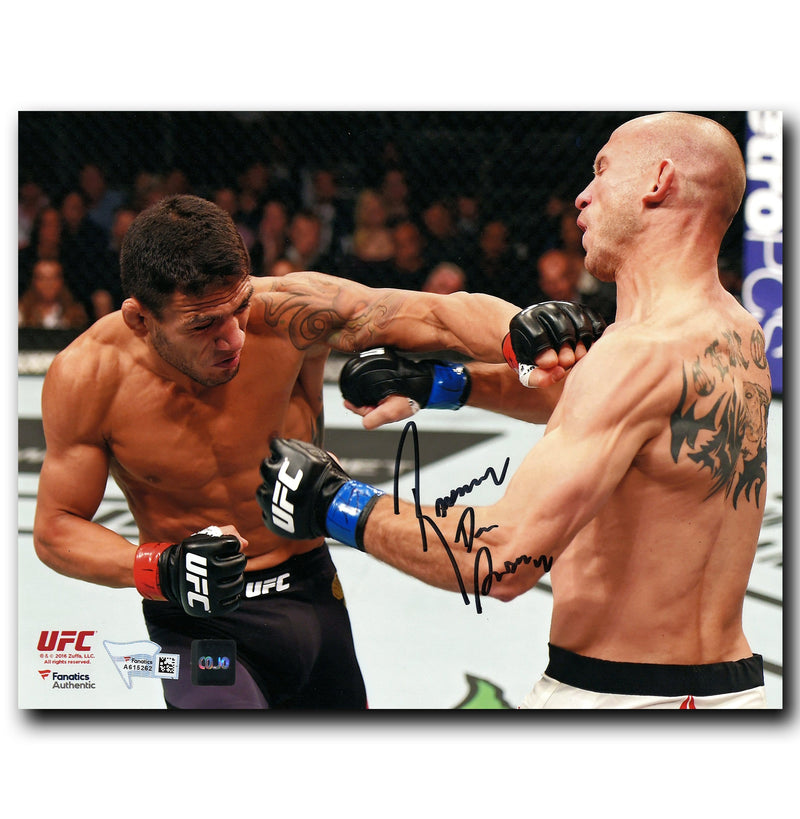 Rafael dos Anjos UFC Autographed Punch 8x10 Photo CoJo Sport Collectables Inc.