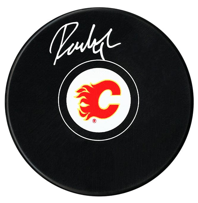 Rasmus Andersson Autographed Calgary Flames Puck CoJo Sport Collectables Inc.