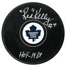 Red Kelly Autographed Toronto Maple Leafs HOF Puck CoJo Sport Collectables Inc.