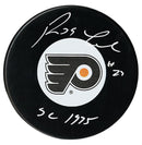 Reggie Leach Autographed Philadelphia Flyers Stanley Cup Puck CoJo Sport Collectables Inc.