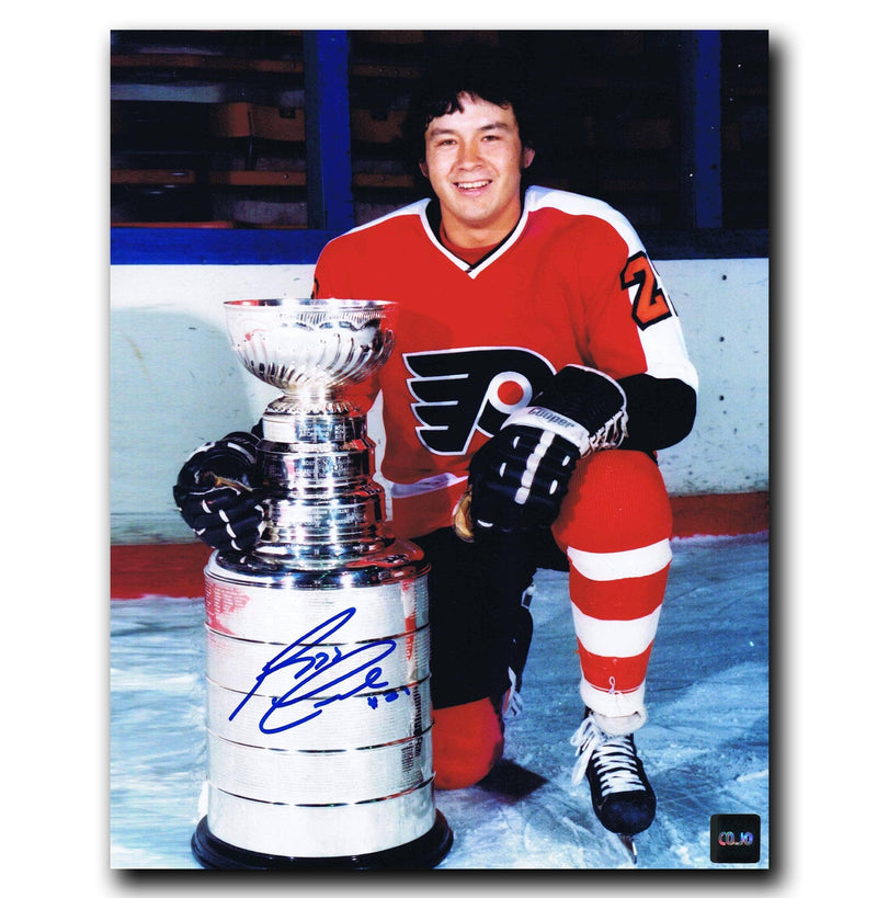 Reggie Leach Philadelphia Flyers Autographed Stanley Cup 8x10 Photo CoJo Sport Collectables Inc.