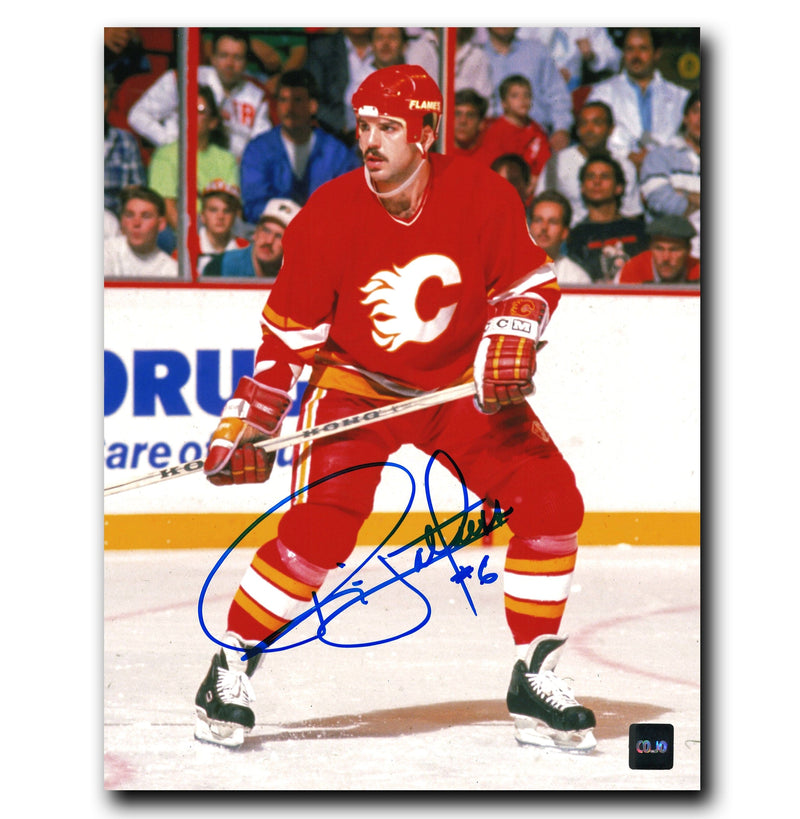 Ric Nattress Calgary Flames Autographed 8x10 Photo CoJo Sport Collectables Inc.