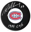Richard Sevigny Montreal Canadiens Autographed 1979 Cup Puck CoJo Sport Collectables