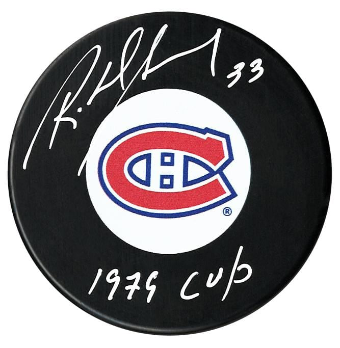 Richard Sevigny Montreal Canadiens Autographed 1979 Cup Puck CoJo Sport Collectables