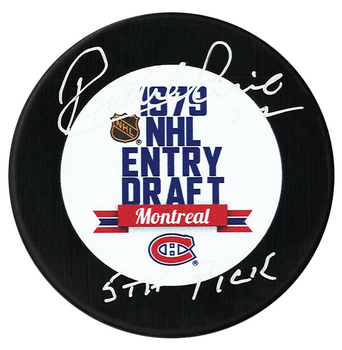 Rick Vaive Autographed 1979 NHL Draft Puck CoJo Sport Collectables Inc.