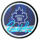 Rick Vaive Autographed Toronto Maple Leafs Reverse Retro Puck CoJo Sport Collectables Inc.