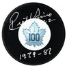 Rick Vaive Autographed Toronto Maple Leafs Top 100 Inscribed Puck CoJo Sport Collectables Inc.