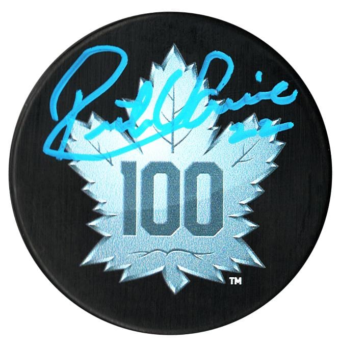 Rick Vaive Autographed Toronto Maple Leafs Top 100 Puck CoJo Sport Collectables Inc.