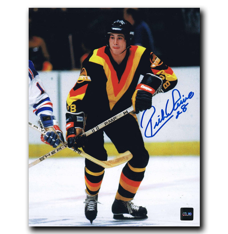Rick Vaive Vancouver Canucks Autographed 8x10 Photo CoJo Sport Collectables