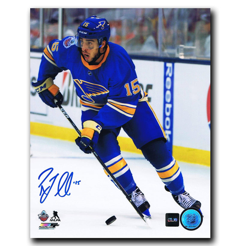 Robby Fabbri St. Louis Blues Autographed Winter Classic 8x10 Photo.