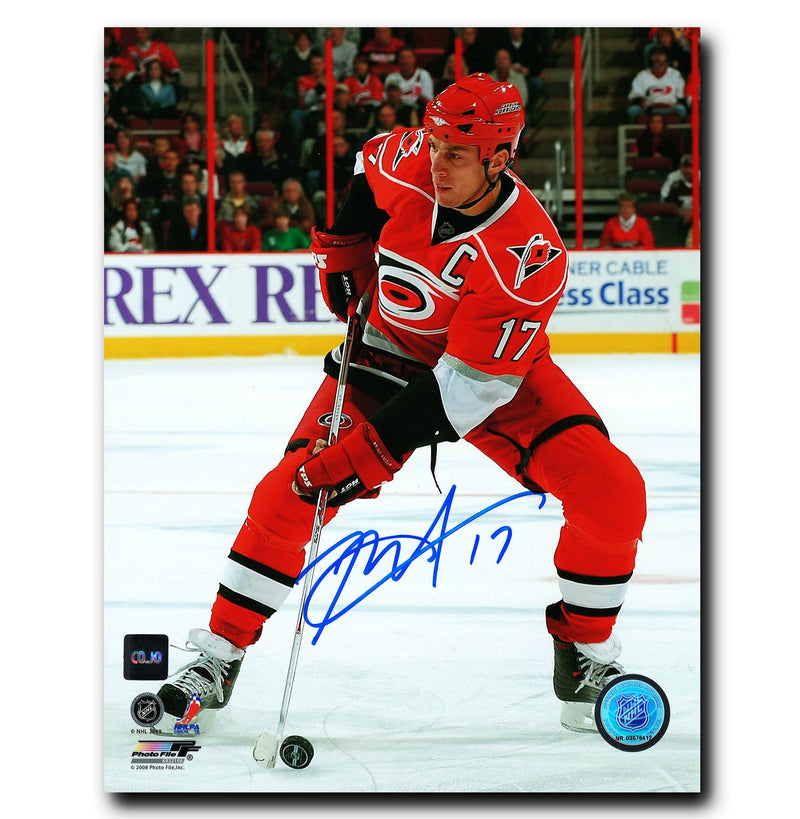 Rod Brind'Amour Carolina Hurricanes Autographed Action 8x10 Photo CoJo Sport Collectables Inc.