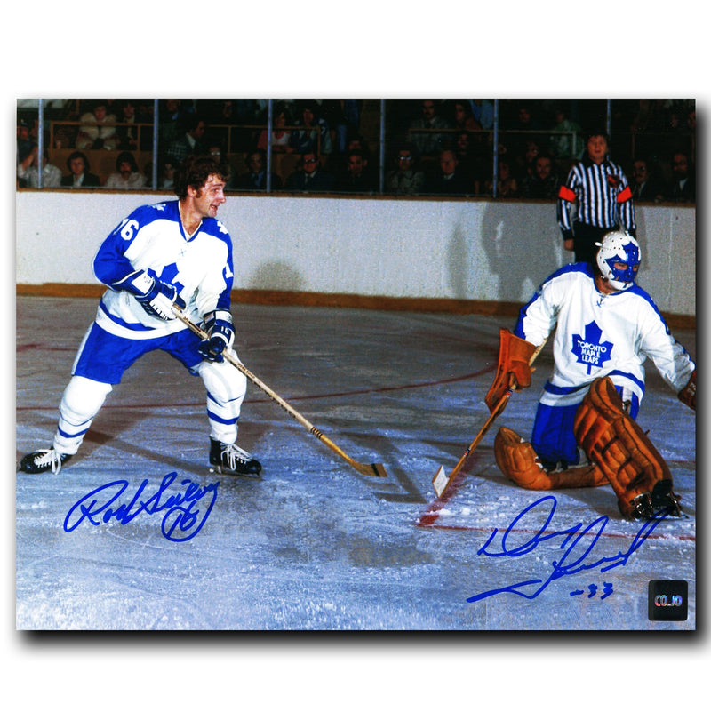 Rod Seiling and Doug Favell Toronto Maple Leafs Dual Autographed 8x10 Photo CoJo Sport Collectables Inc.