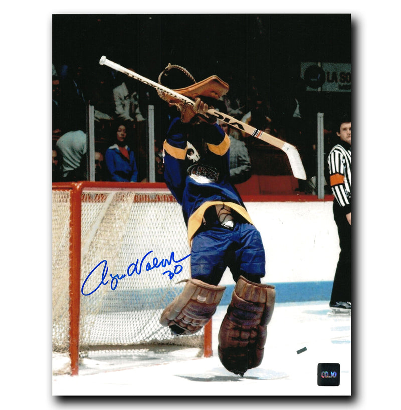 Rogie Vachon Los Angeles Kings Autographed Catch 8x10 Photo CoJo Sport Collectables Inc.