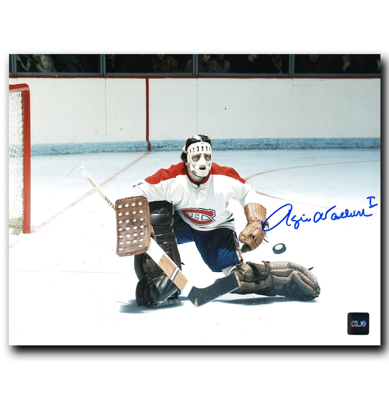Rogie Vachon Montreal Canadiens Autographed Horizontal 8x10 Photo CoJo Sport Collectables Inc.