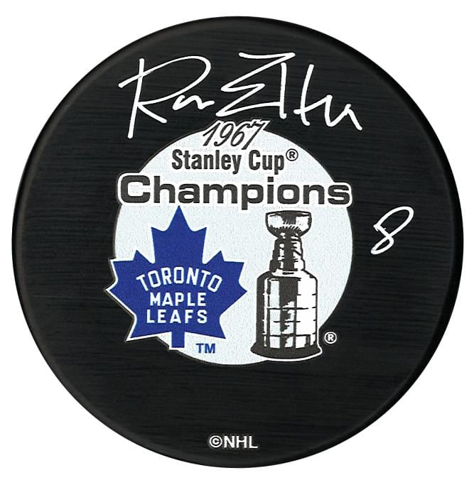 Ron Ellis Autographed Toronto Maple Leafs 1967 Stanley Cup Champions Puck CoJo Sport Collectables Inc.