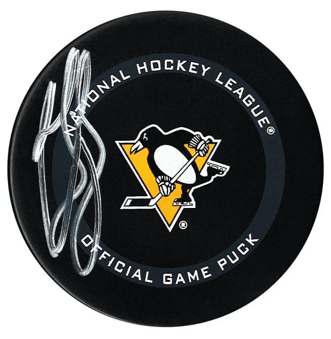 Ron Francis Autographed Pittsburgh Penguins Official Puck CoJo Sport Collectables