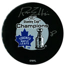 Ron Ellis Toronto Maple Leafs Autographed 1967 Stanley Cup Champions Puck CoJo Sport Collectables