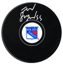 Ryan Lindgren Autographed New York Rangers Puck CoJo Sport Collectables Inc.