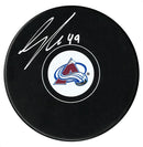 Sam Girard Autographed Colorado Avalanche Puck CoJo Sport Collectables Inc.