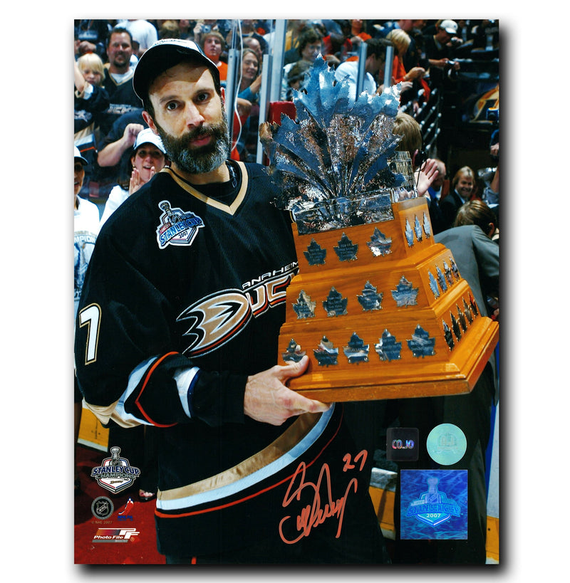 Scott Niedermayer Anaheim Ducks Autographed Conn Smythe 8x10 Photo CoJo Sport Collectables