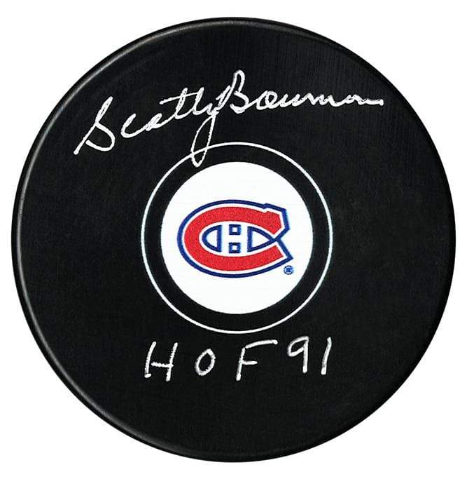 Scotty Bowman Autographed Montreal Canadiens HOF Puck CoJo Sport Collectables Inc.