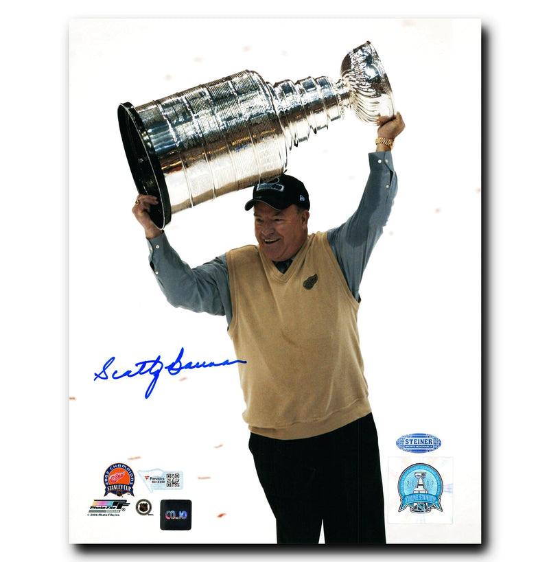Scotty Bowman Detroit Red Wings Autographed 2002 Stanley Cup Champion 8x10 Photo CoJo Sport Collectables Inc.