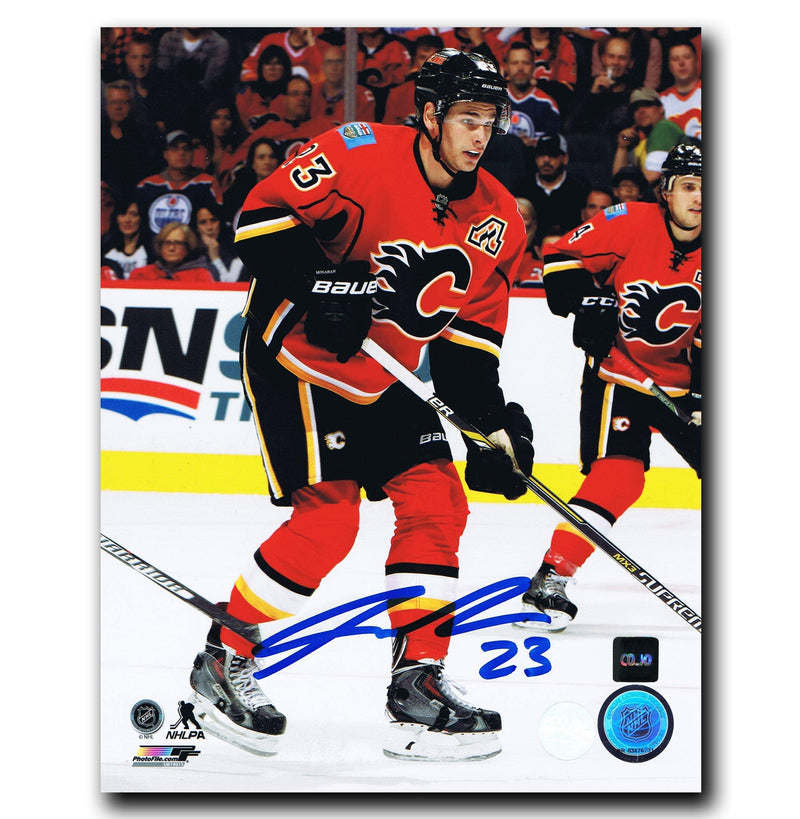 Sean Monahan Calgary Flames Autographed 8x10 Photo CoJo Sport Collectables Inc.
